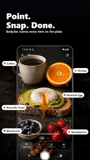 Bodydex: Calorie & Peptide Log Screenshot 1