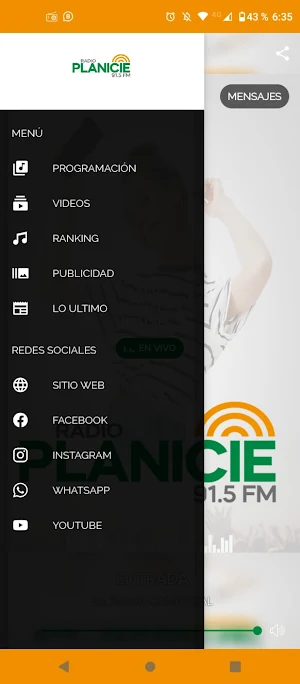 Radio Planicie 91.5 FM Screenshot 2