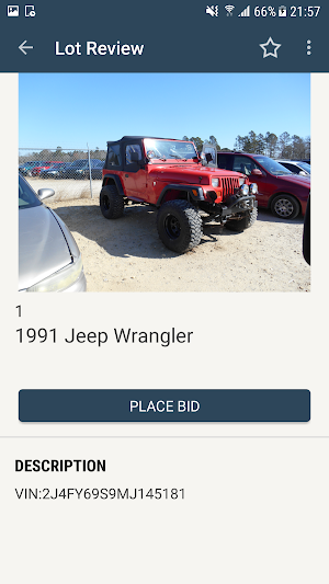 MEA Auctions Screenshot 2