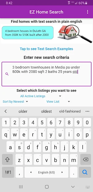 EZ Home Search Screenshot 3