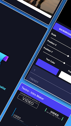 Textro - Intro Maker and Text Animator Screenshot 1