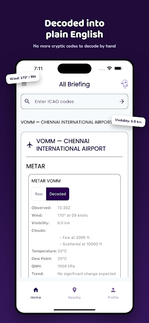 AeroBriefs Screenshot 2