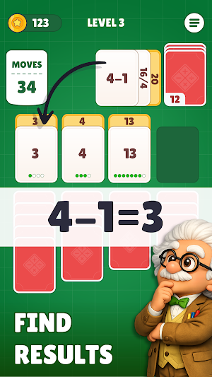 Math Solitaire Screenshot 1