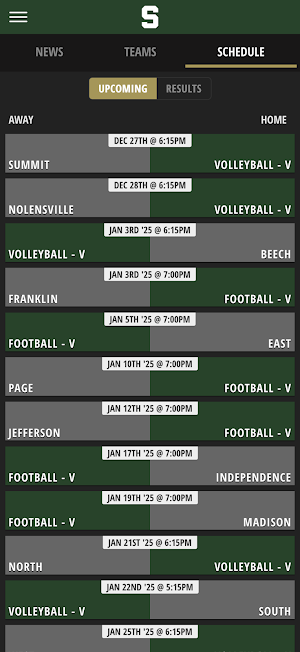 Silverdale Baptist Seahawks Screenshot 2