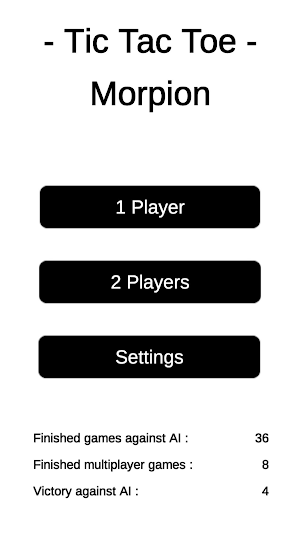 Tic Tac Toe Morpion (XO) Screenshot 0