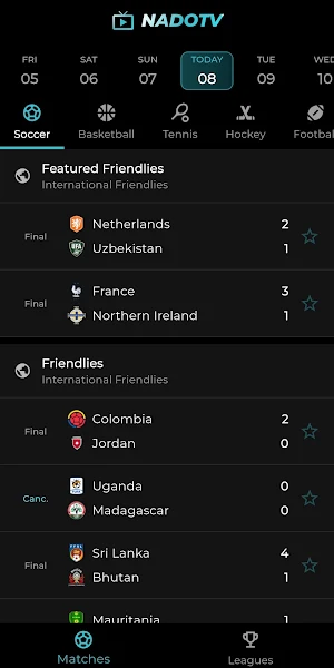 Nado Tv Live Sports Screenshot 1