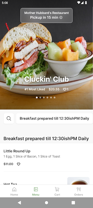 Mother Hubbard's Restaurant Screenshot 1