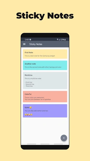 Sticky Notes & Widget Screenshot 0