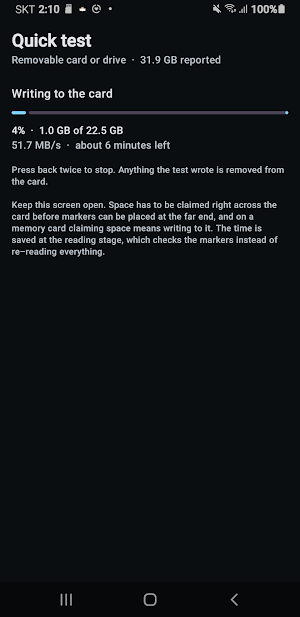 Fake SD Card Test & Capacity Screenshot 1