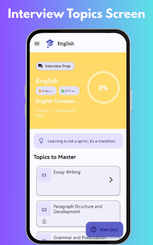 English MCQs and Quiz Prep Screenshot 2