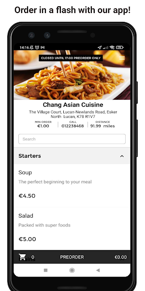 Chang Asian Cuisine Screenshot 0