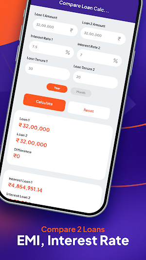 Smart EMI Loan Calculator Screenshot 2