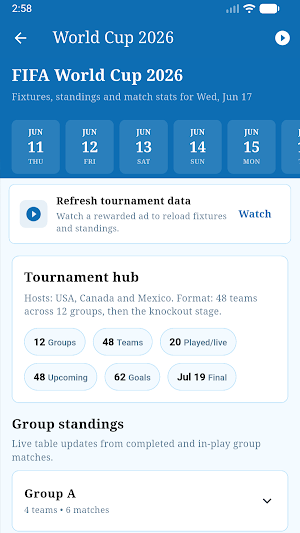 YosinTV - Live Matches Scores Screenshot 1