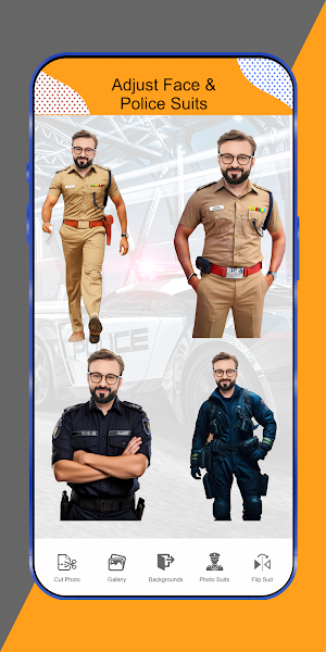Police Suit Photo Editor AI BG Screenshot 1