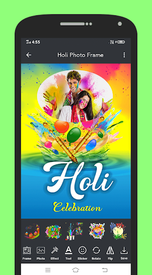 Holi Photo Frame Screenshot 3