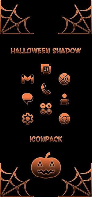 Halloween Shadow Icon Pack Screenshot 0