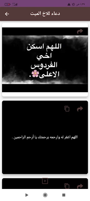 عبارات عن فقدان الأخ Screenshot 3