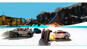 Car Crash Crossovers Stunts Screenshot 0