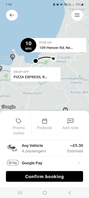 Go2Cabs Screenshot 2