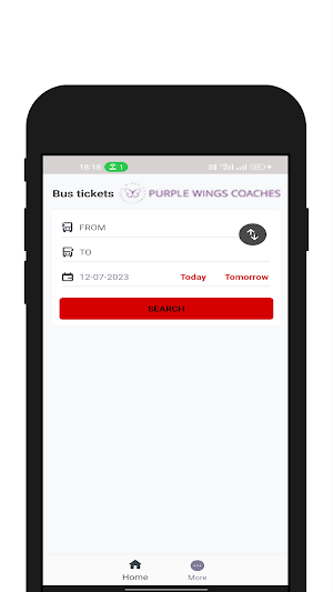 Purple Wings Coaches Screenshot 1