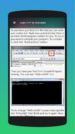 Learn C++ By Examples Screenshot 2