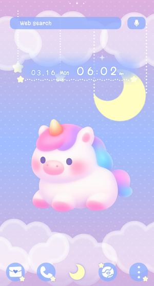 Pastel Animals Theme +HOME Screenshot 0