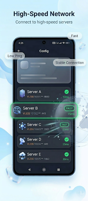 Bunny Proxy: Fast VPN, Browser Screenshot 1