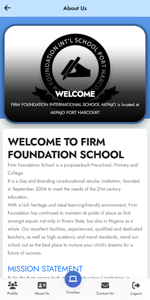 FIRM FOUNDATION SCHOOL Screenshot 1
