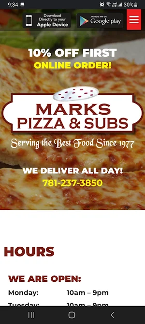 Mark's Pizza & Subs Screenshot 3