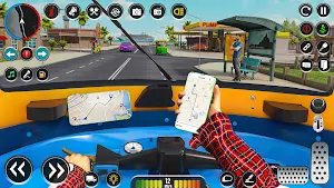 Real Rickshaw Game - Taxi Game Screenshot 2