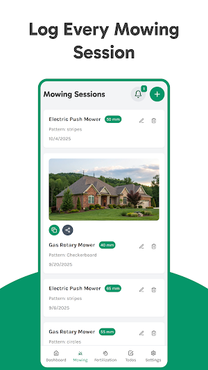 Tondio Lawn & Garden Tracking Screenshot 0