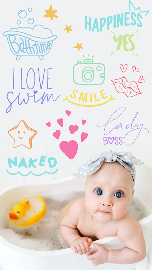 Baby photo stickers Screenshot 3