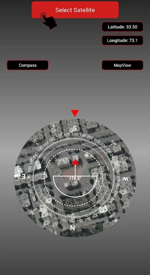 Sat finder ITEAS Screenshot 1