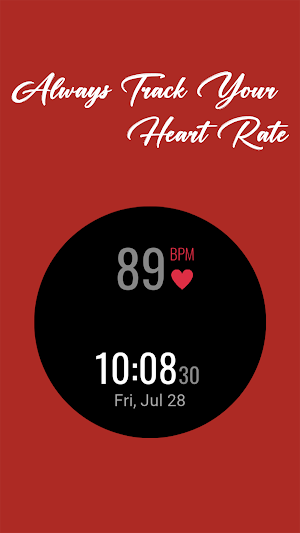 Heart Rate Monitor Watch Face Screenshot 0
