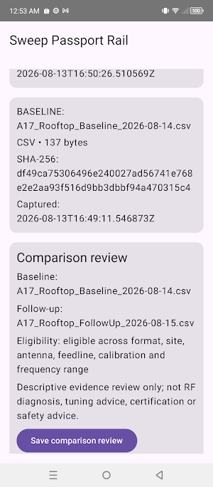 NanoSweep Screenshot 1