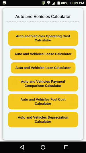 Car Calculator Screenshot 0