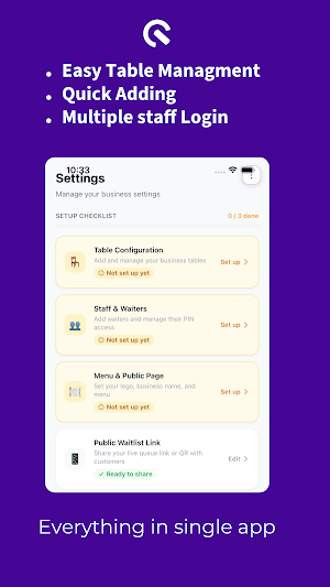 WaitLessQ Queue Management App Screenshot 3