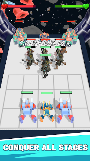 Merge modern war: battle games Screenshot 1