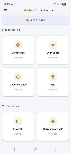 Global Correctscore Screenshot 2