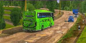 Mod Bussid Jalan Berlumpur Screenshot 3