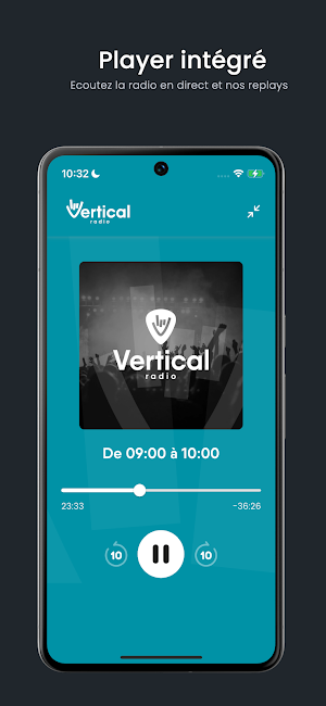 Vertical Radio Screenshot 1
