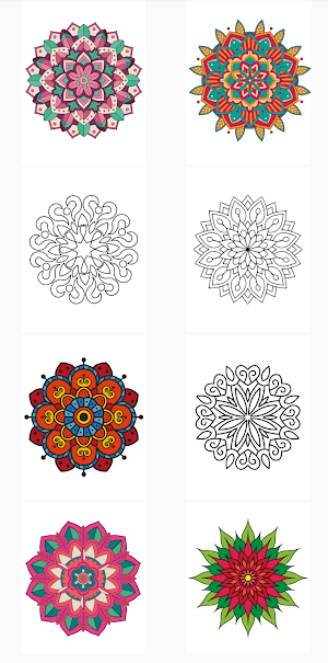 Mandala Coloring Book Game Screenshot 2