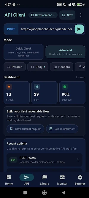 API Client -REST & HTTP Tester Screenshot 0