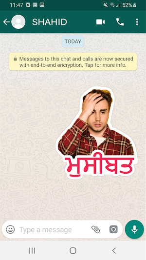 Punajabi Sticker Maker Screenshot 0