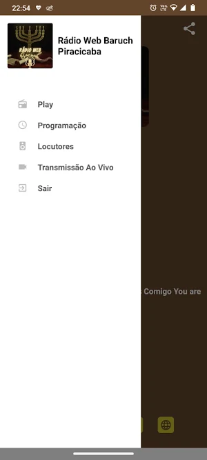 Rádio Web Baruch Screenshot 3