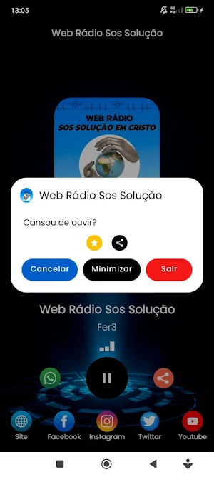 Web Rádio Sos Solução Screenshot 2