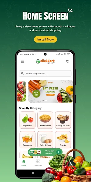 Clickkart Grocery Screenshot 0