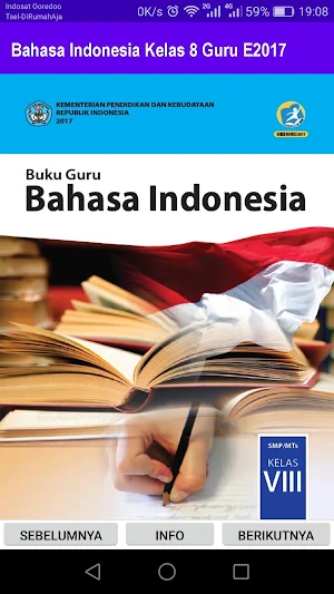 Bahasa Indonesia Kelas 8 Guru E2017 Screenshot 0