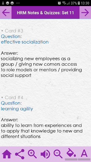human Resources management: Exam Prep Notes & Quiz Screenshot 1