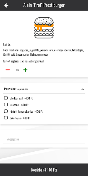 Formula Ételbár Screenshot 2
